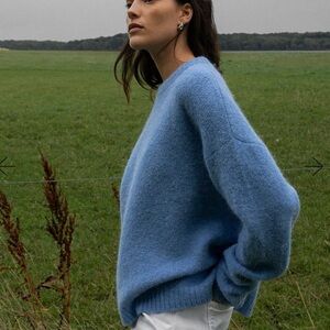 Cozy Blue Sweater NAKD size S oversized